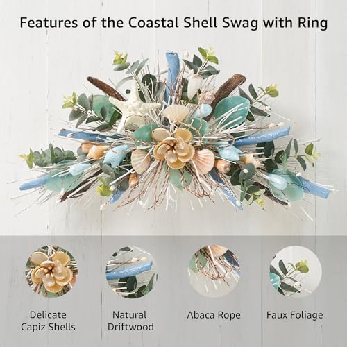 25 Coastal Summer Swag - Handcrafted Decor
