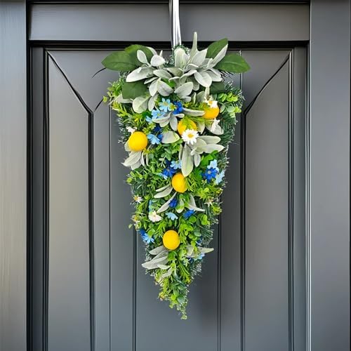 Belupai 236in Lemon Teardrop Decorative Swag