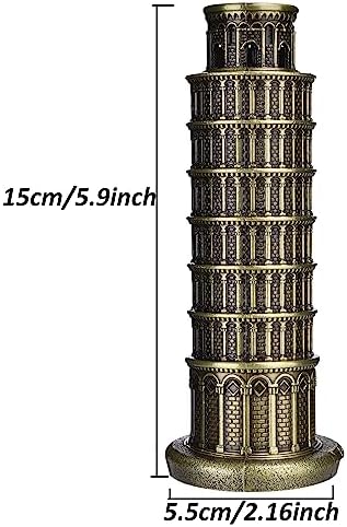 Cutbar 6 Inch Leaning Tower of Pisa Statue