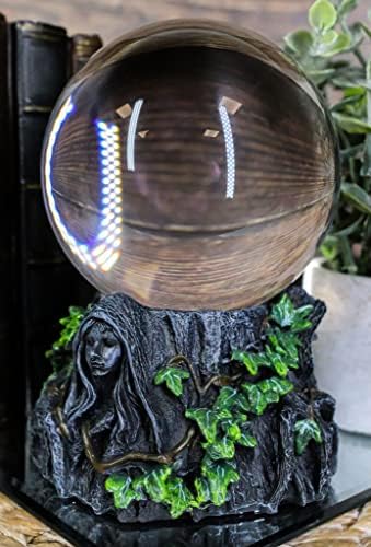 Ebros Celtic Sacred Moon Triple Goddess Gazing Ball Decor