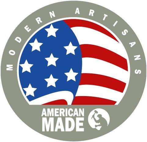 Modern Artisans American Made Pewter Mezuzah with Blooming Tulip Design