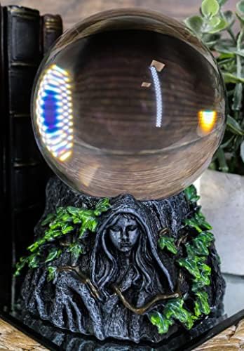 Ebros Celtic Sacred Moon Triple Goddess Gazing Ball Decor
