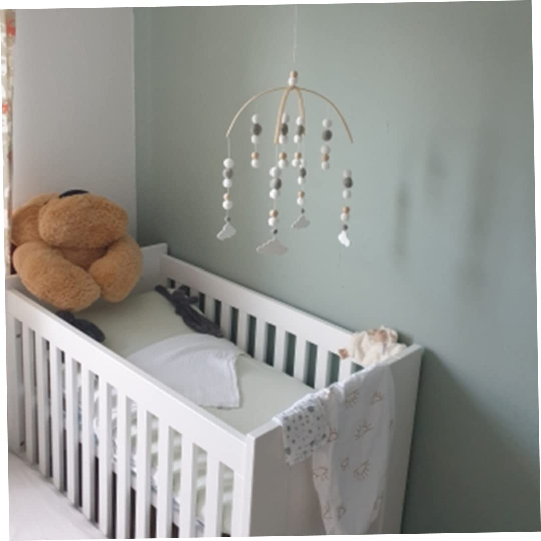 Wooden Bead Wind Chime Baby Crib Mobile Hanging Decor