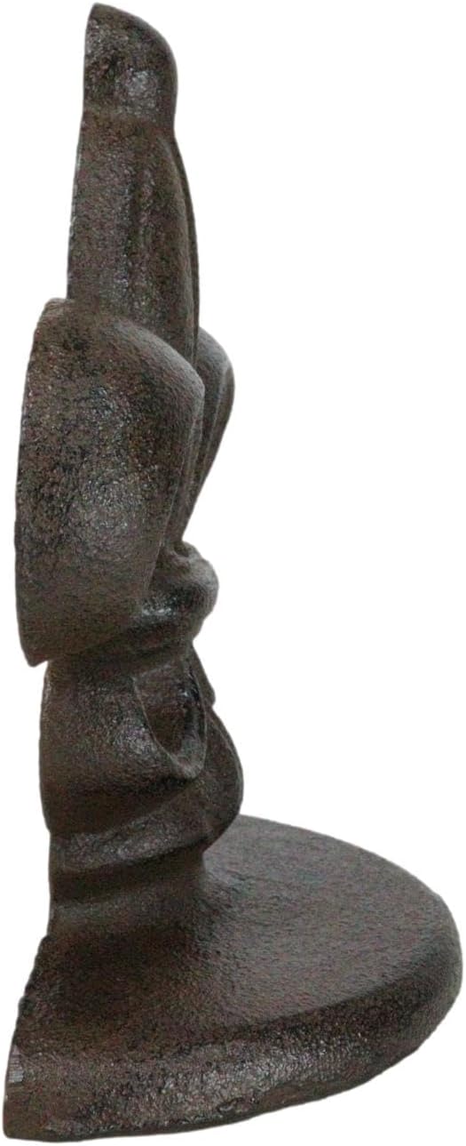 Ebros Gift Fleur De Lis Doorstop Sculpture 525 Inch