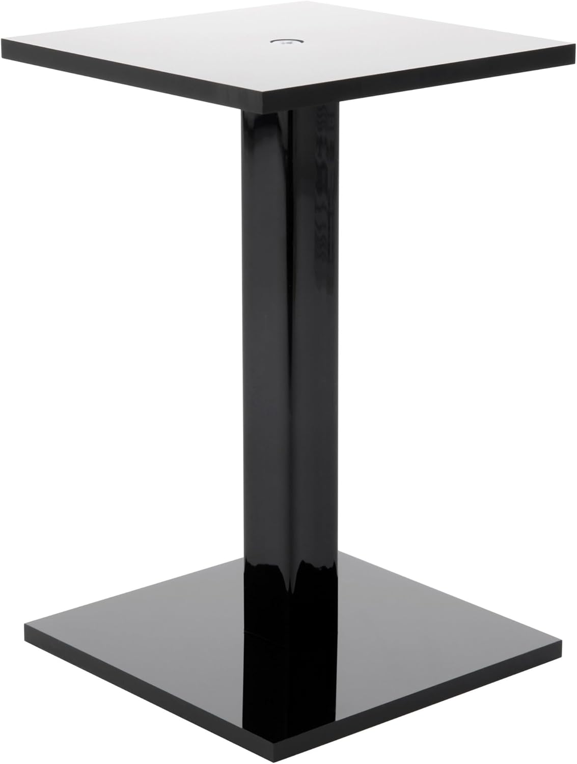Plymor Black Acrylic Square Riser Display Stand