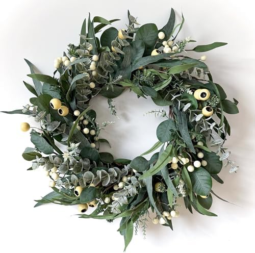 HomeKaren 22 Inch Front Door Wreath