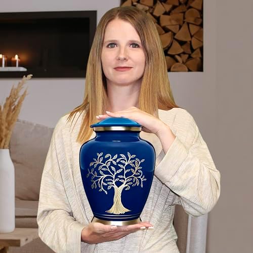 Trupoint Memorials Cremation Urn Blue Tree of Life
