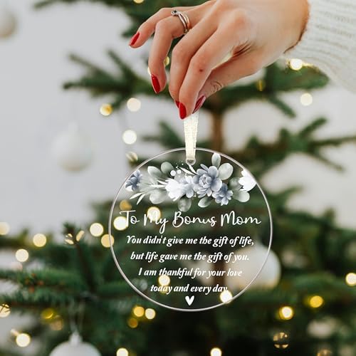 To My Bonus Mom - 2024 Christmas Ornament Gift