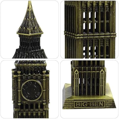 VICASKY Big Ben Metal Building Decorative Statue