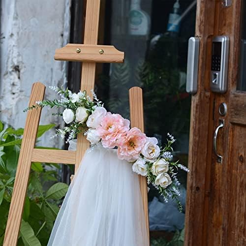 Artificial Peony Flower Swag 157 Inch Wedding Decor
