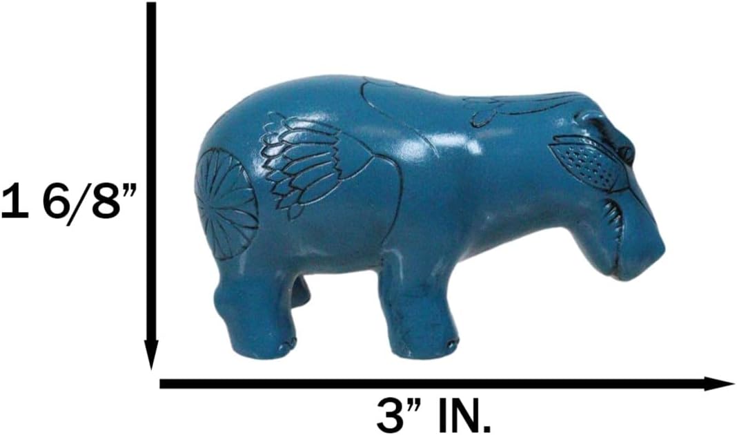 Ebros Small Taweret Statue Blue Nile Hippo Fertility Figurine