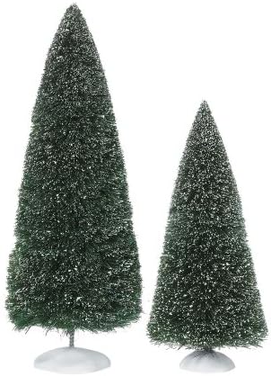 Department 56 Village Bag-O-Frosted Topiaries Figurine Accessory