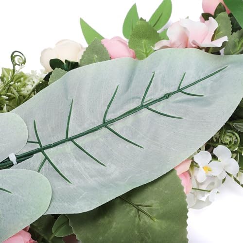 Pink Artificial Rose Flower Swag for Wedding Arch