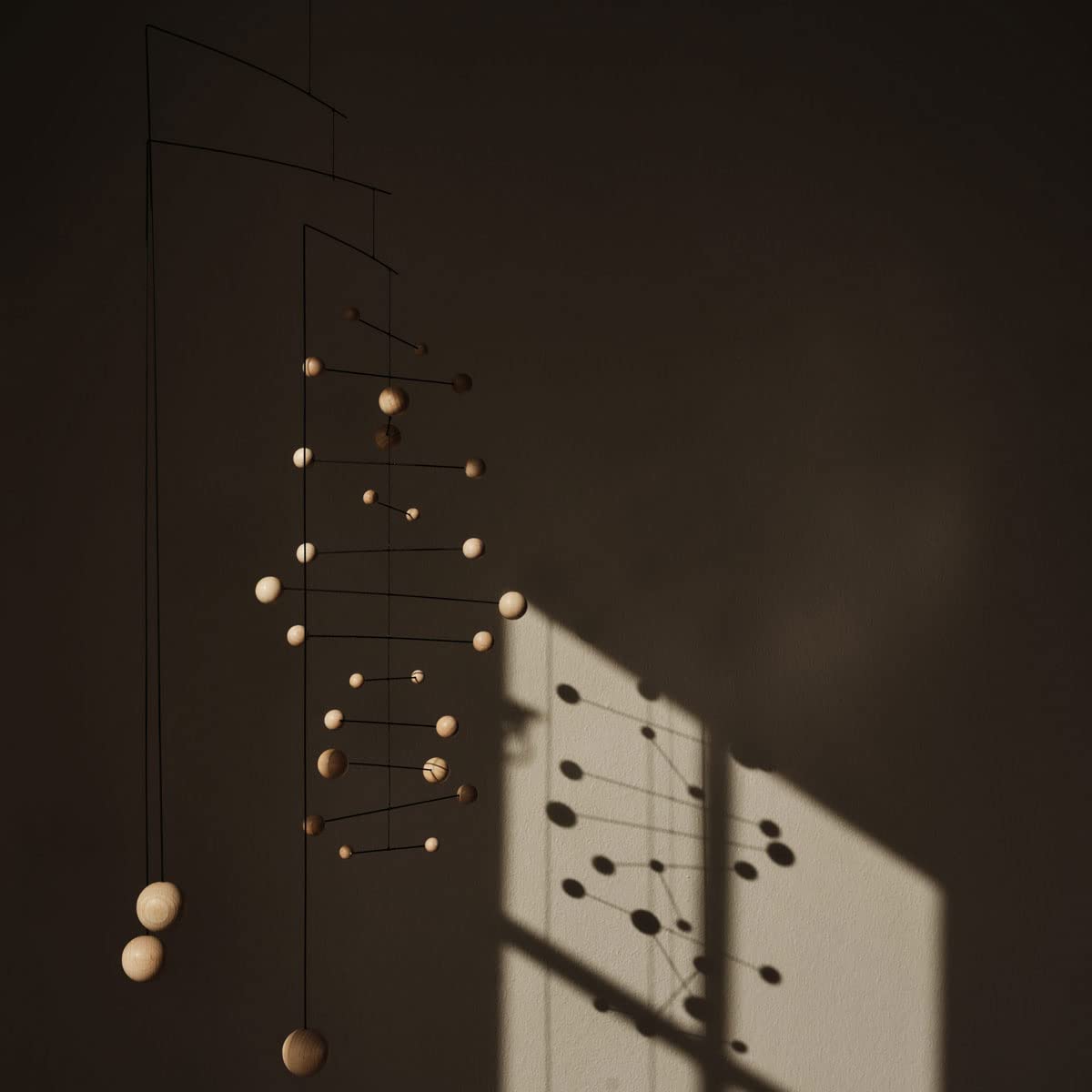 Counterpoint Hanging Mobile - 14 Inches - Steel - Handmade in Denmark