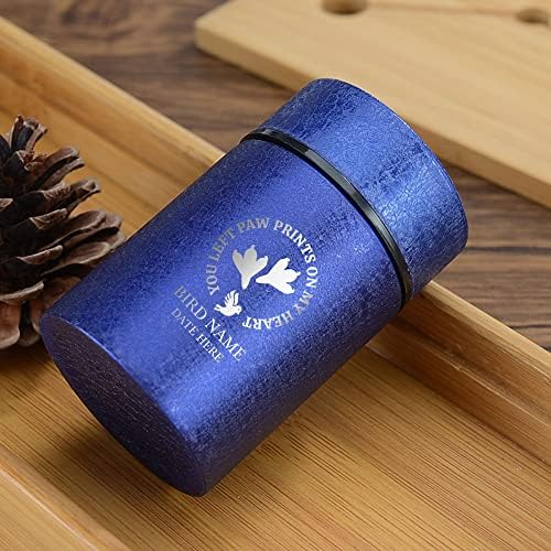 Personalized Mini Bird Keepsake Urn for Pet Ashes