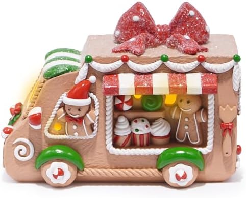 Hodao Christmas Gingerbread Car Figurine
