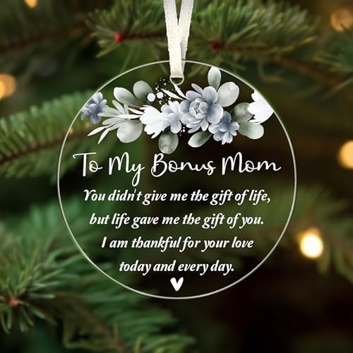 To My Bonus Mom - 2024 Christmas Ornament Gift