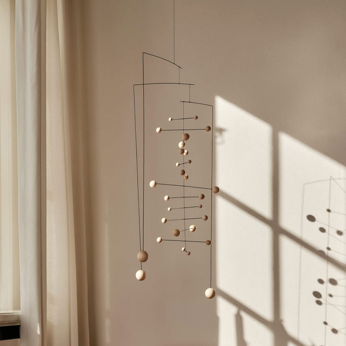 Counterpoint Hanging Mobile - 14 Inches - Steel - Handmade in Denmark