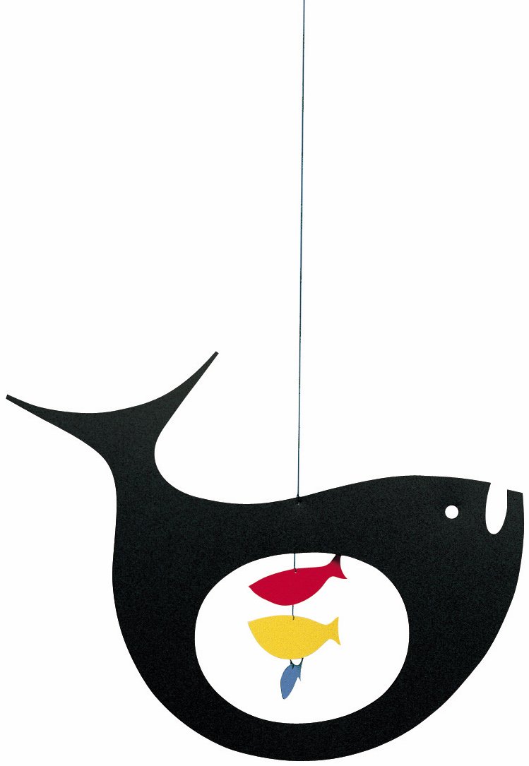 Expecting Fish Hanging Mobile - 10 Inches