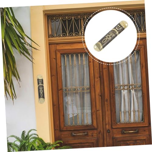 Classic Metal Mezuzah Scroll Door Ornament