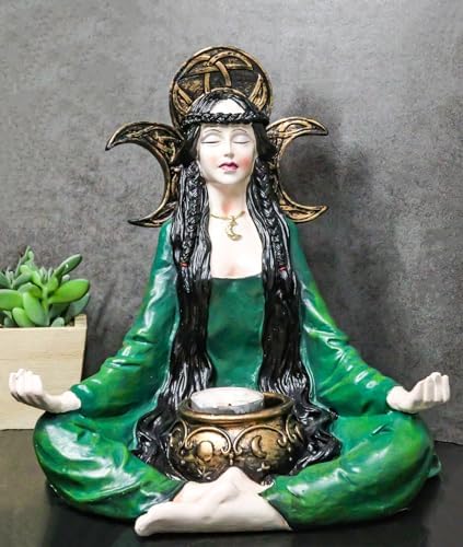 Ebros Gift Wicca Grand High Witch Votive Candle Holder