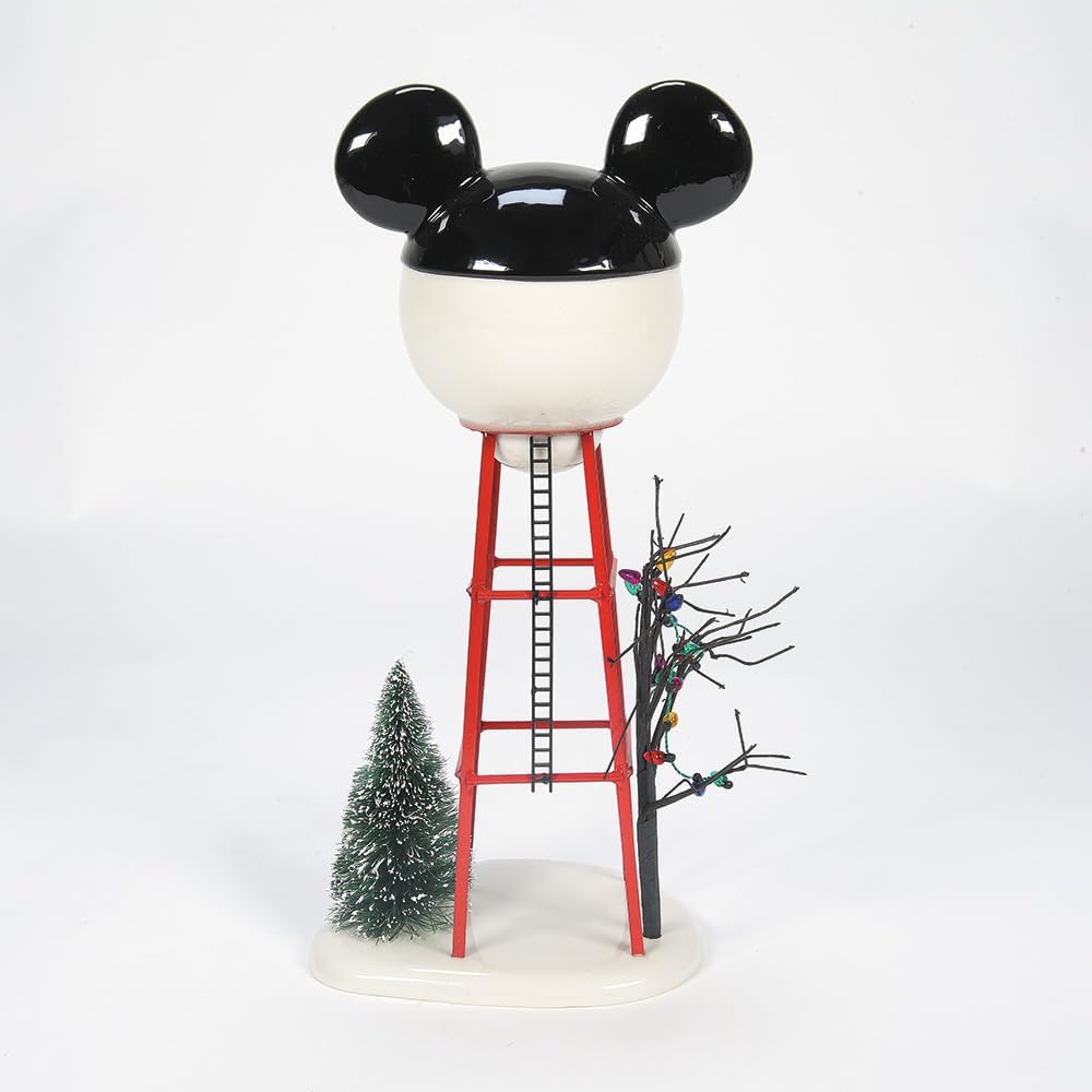 Department 56 Disney Village Mickey Water Tower Figurine 11875 Inch