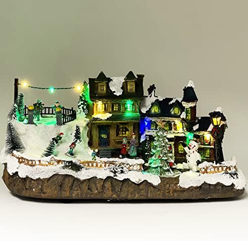 Allgala Christmas House Figurine with USB Power
