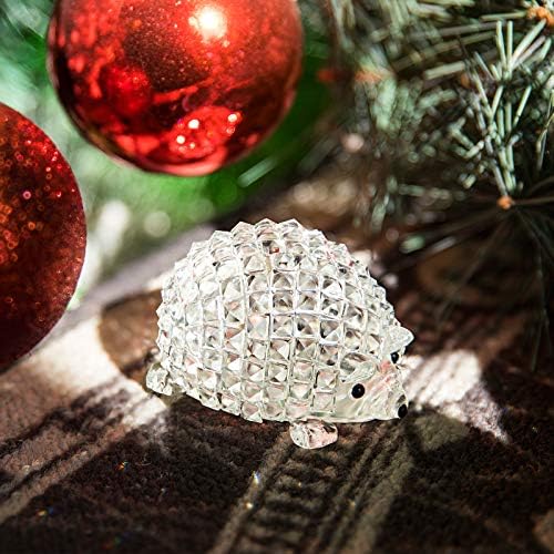 HD Crystal Butterfly and Hedgehog Figurine Collection