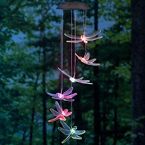 Color-Changing LED Solar Dragonfly Mobile 1
