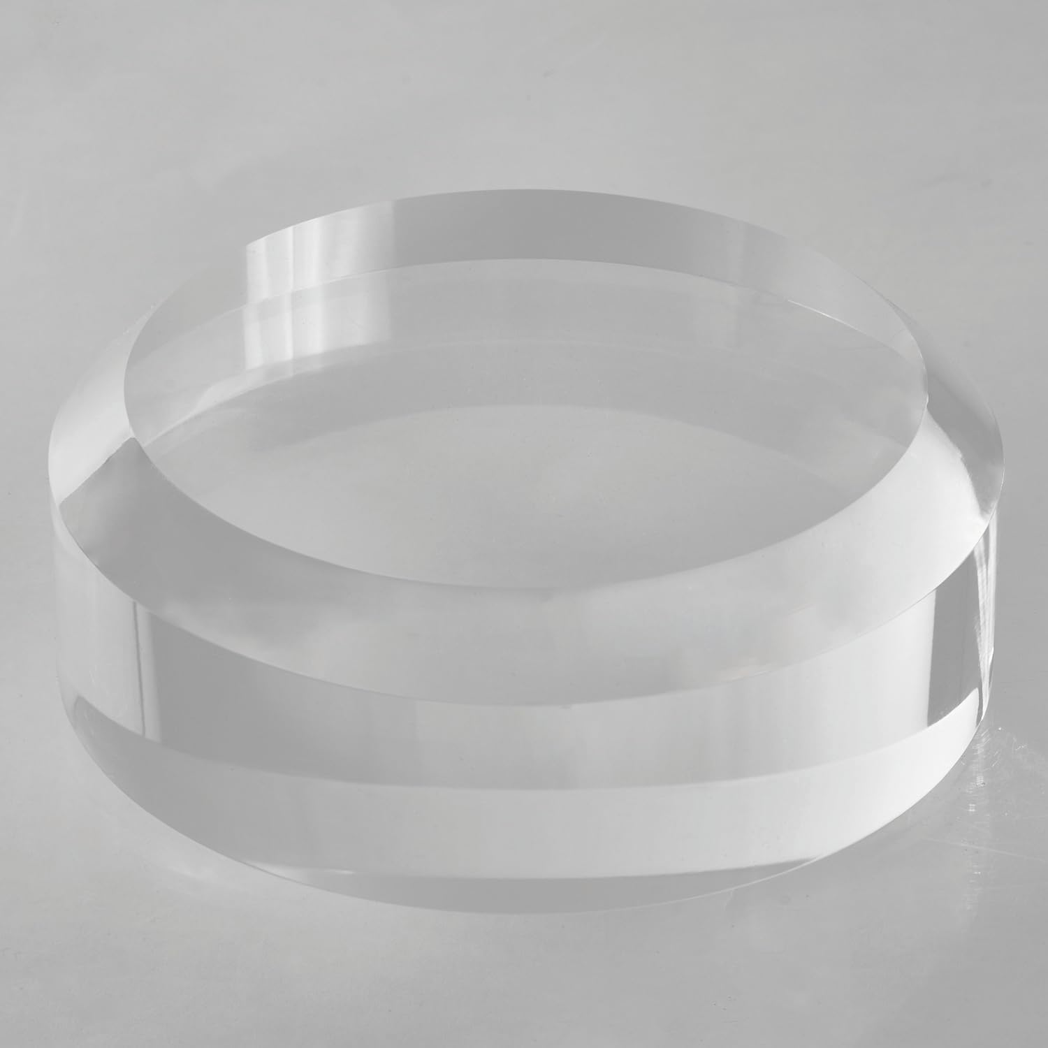 CiaoHER Acrylic Display Block 6 x 2 Inch Pedestal Stand