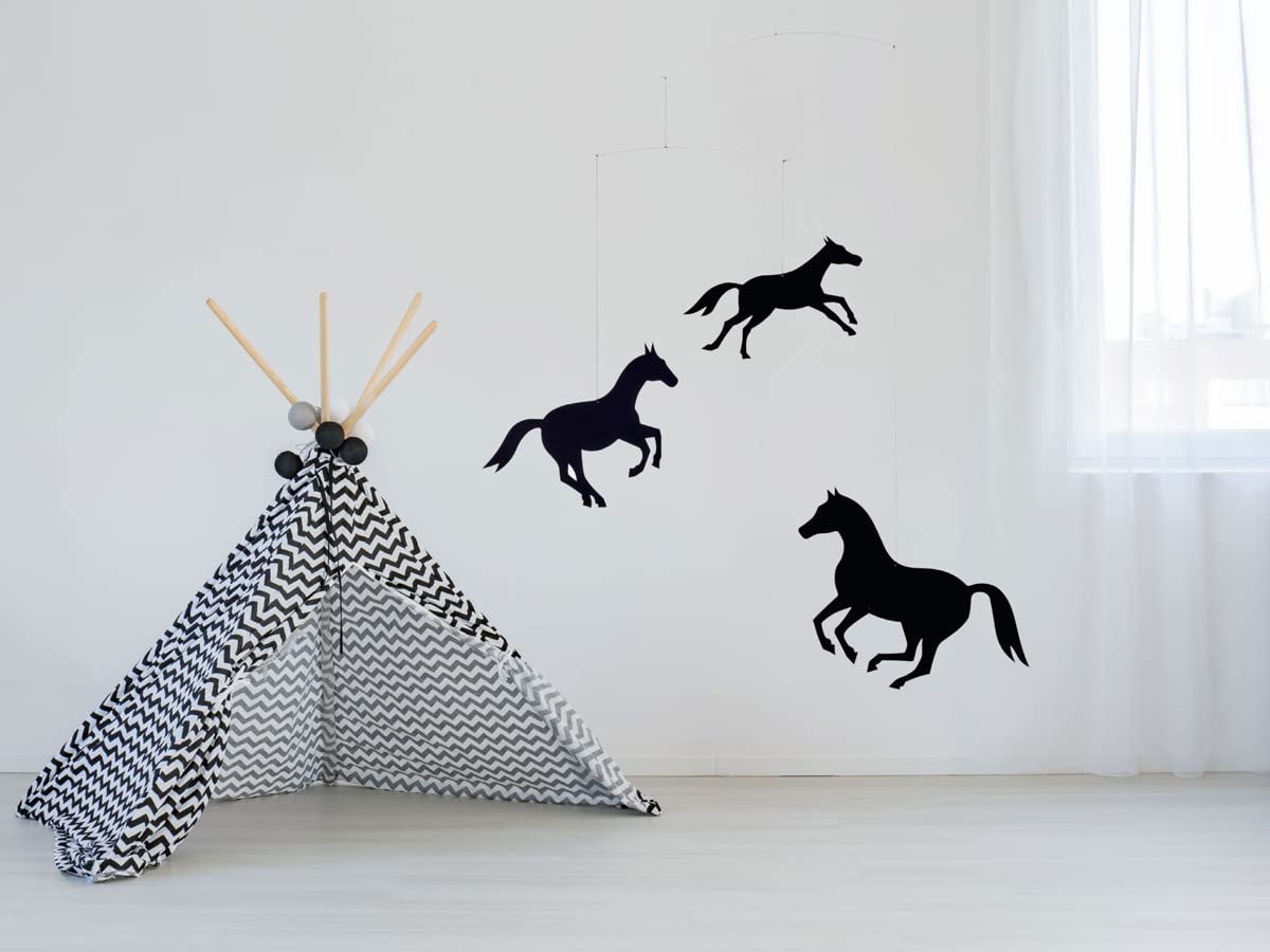 Flensted Mobiles Horse Hanging Nursery Mobile 18 Inches