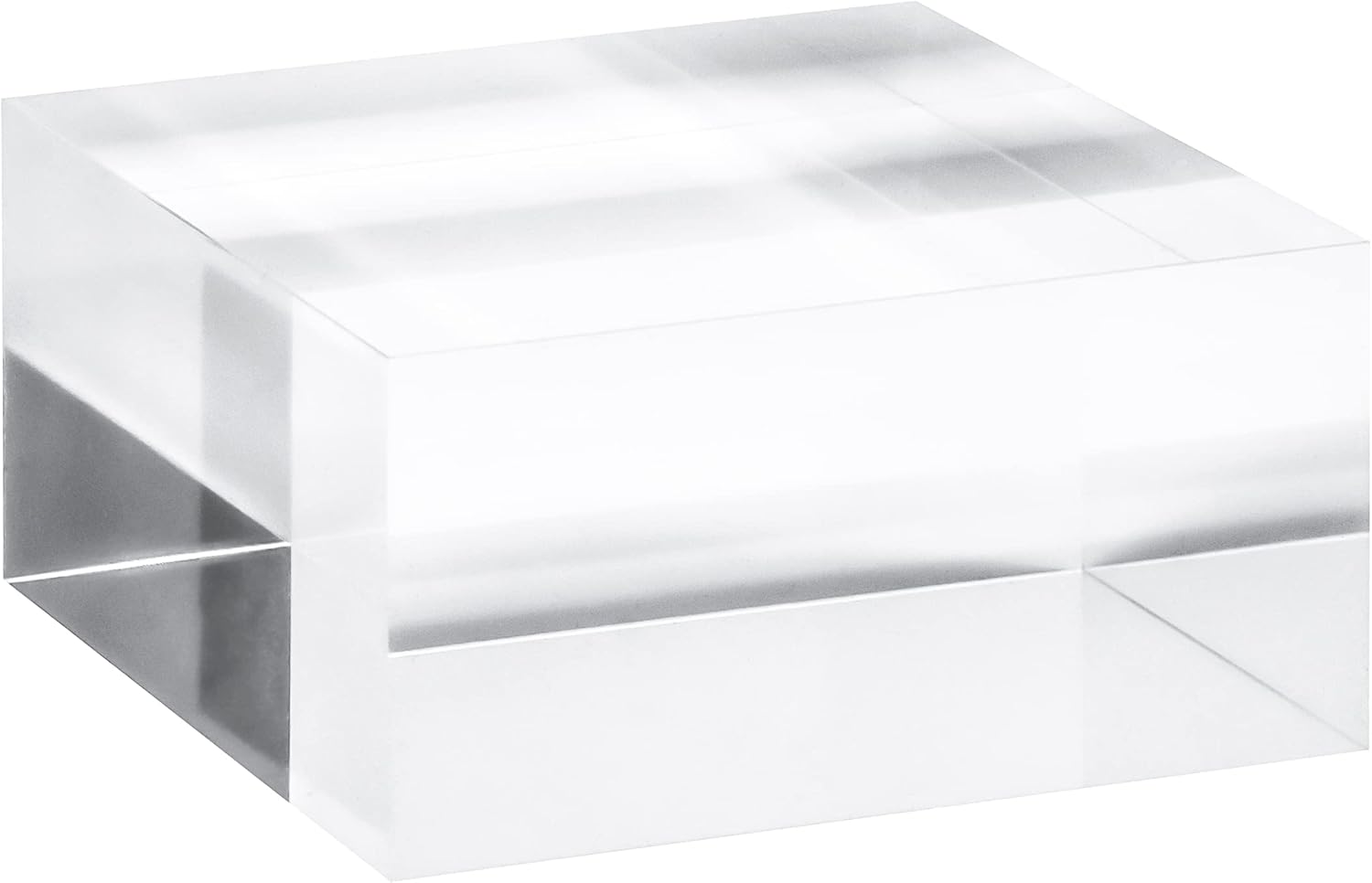 Red Co Clear Acrylic Cube Jewelry Display Stand