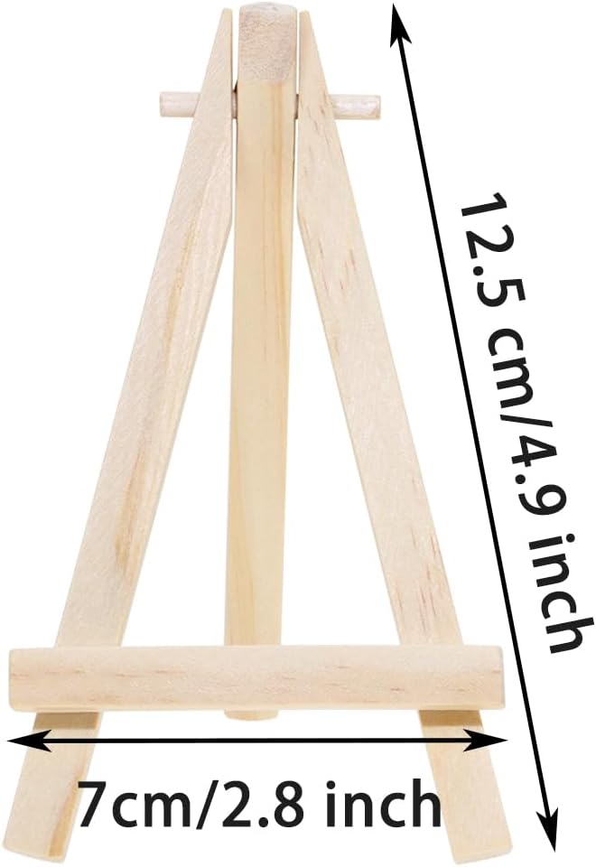 Shapenty Wooden Easel Stand for Tabletop Display 10PCS 49 Inch