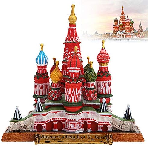 Saint Basils Cathedral Resin Statue Home Decor Collectible
