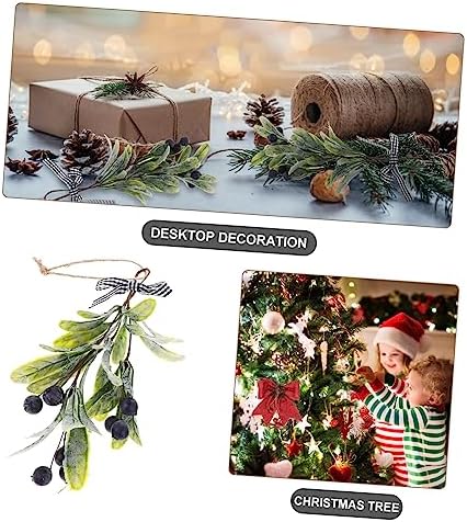 Artificial Christmas Branch with Berries Teardrop Swag Decor