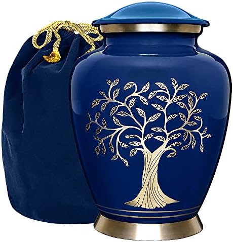 Trupoint Memorials Cremation Urn Blue Tree of Life