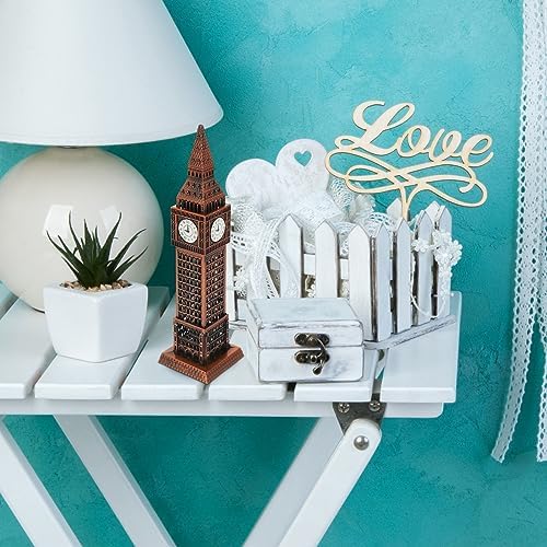 Small Big Ben Figurine 7 Inch Metal Wall Decor