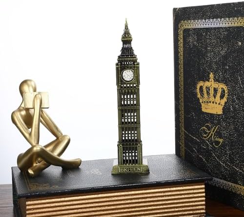 VICASKY Big Ben Metal Building Decorative Statue