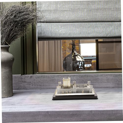 Amosfun Miniature Jerusalem Temple Resin Decor Figurine Set
