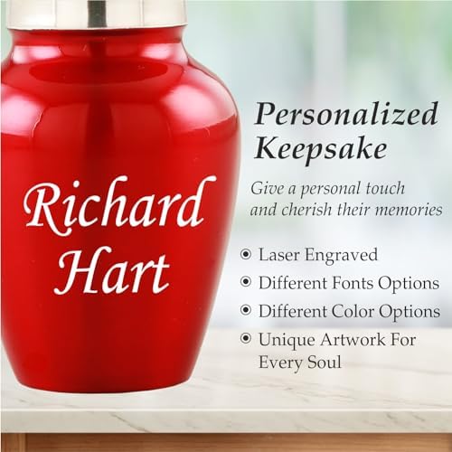 Personalized Hummingbird Cremation Urn - Decorative Keepsake for Adult Ashes