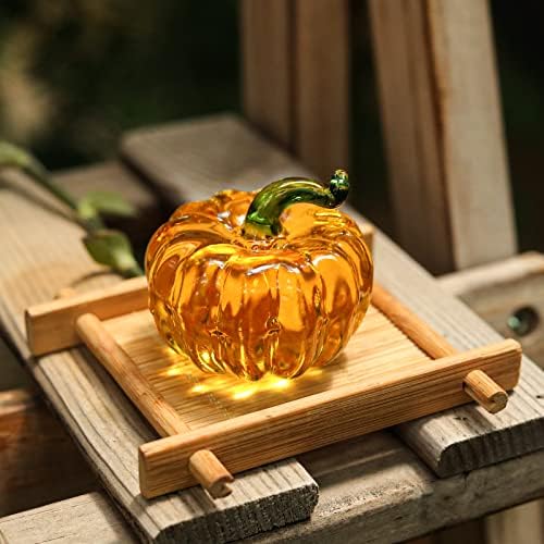 Crystal Pumpkin Decor - Handmade Fall Ornament