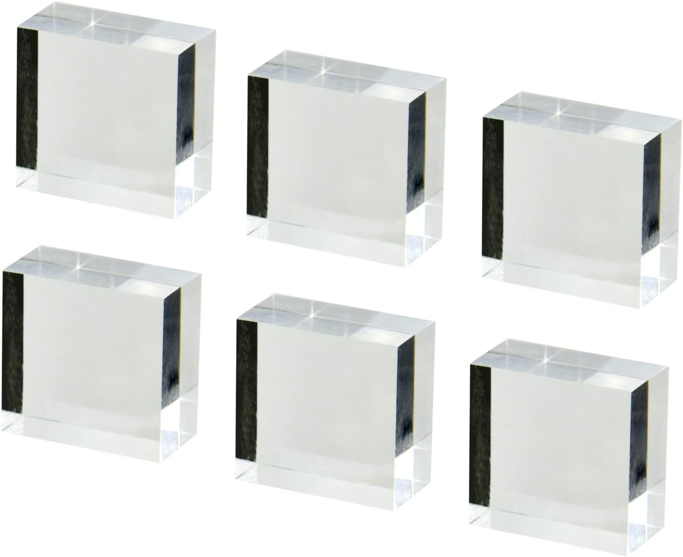 Clear Acrylic Display Risers Stand Blocks for Jewelry and Photography
