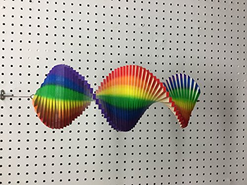 Indonesian Imports Rainbow Spiral Mobile 15 Inch