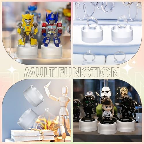 Remerry 8 Pcs Clear Acrylic Display Blocks