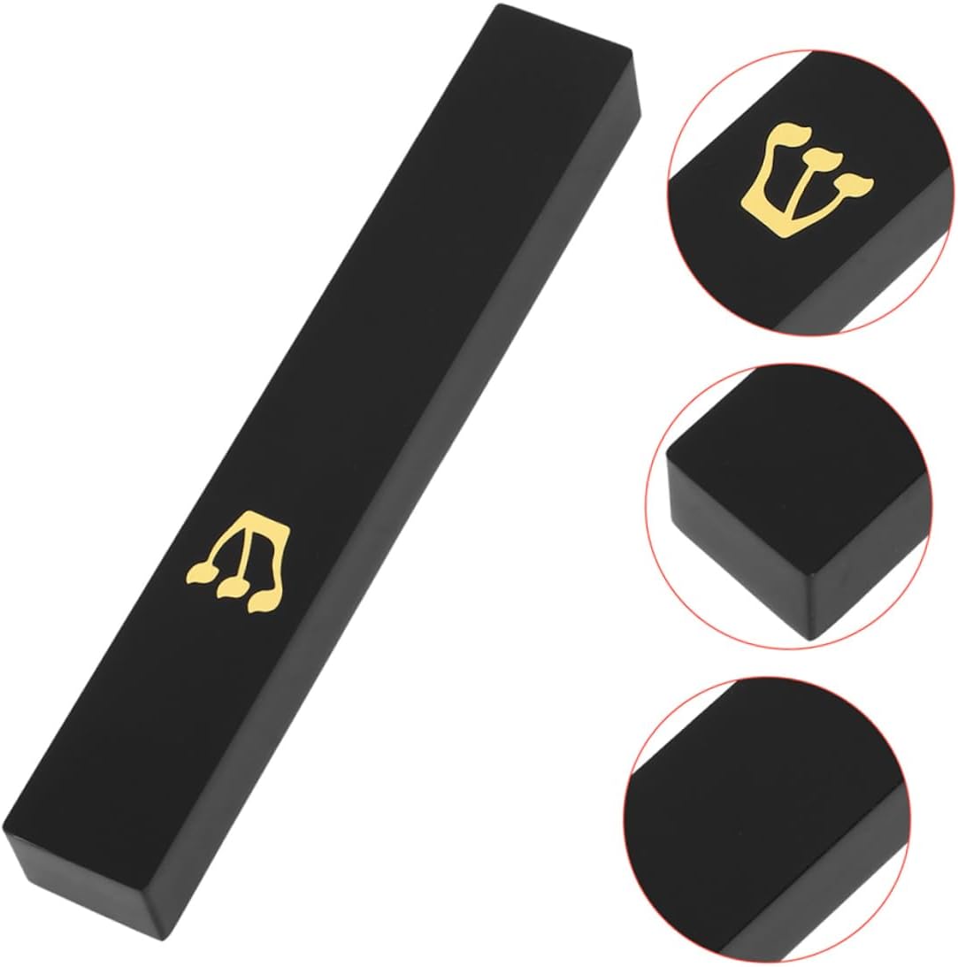 Amosfun 2pcs Resin Mezuzah Case with Scroll Door Decor