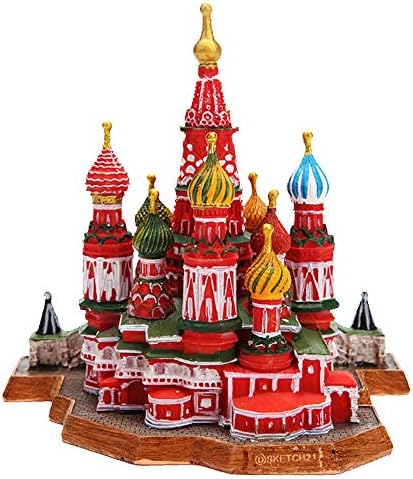 Saint Basils Cathedral Resin Statue Home Decor Collectible
