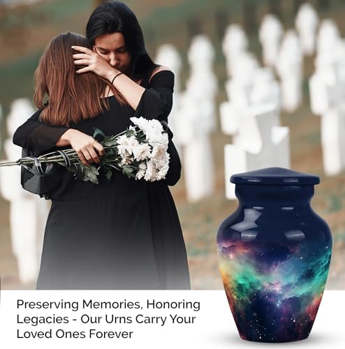 Galaxy Urns for Ashes - 3 Inch Metal Keepsake Urn