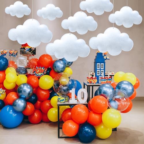 12 Pcs 3D Cloud Decorations for Ceiling