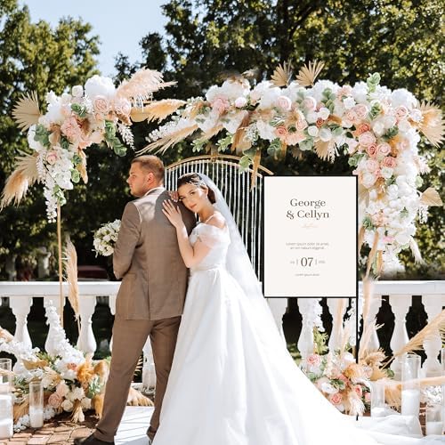 Adjustable Metal Wedding Sign Stand 236W x 63H