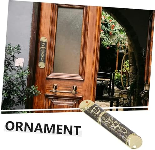 Classic Metal Mezuzah Scroll Door Ornament